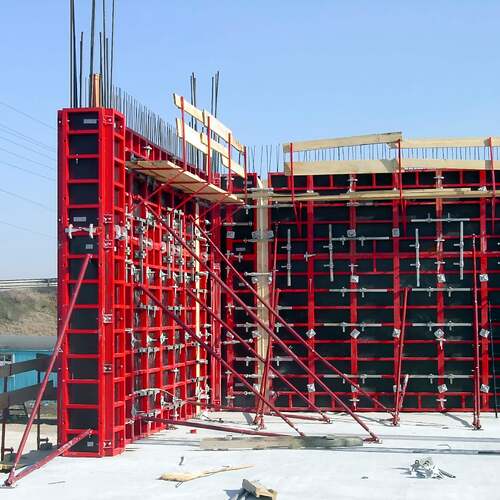 Steel Frame Formwork Speeds Up Column Construction with Consistent Precision