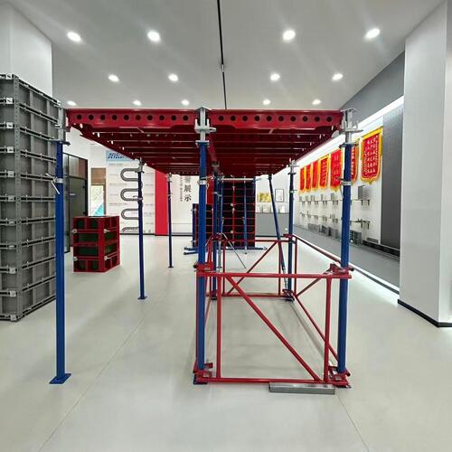 latest company news about Alu Skydeck Formwork Strips Slabs In 48 Hours While Props Keep Curing Below