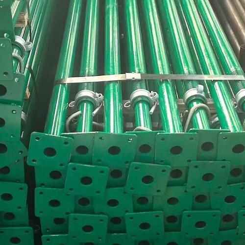 latest company news about Adjustable Steel Prop Back Propping Transfers Slab Loads Through Floors Safely
