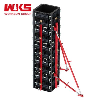 Good price Black / White Modular Plastic Formwork Interlocking Plastic Formwork For Concrete Slab online