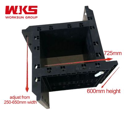 Καλή τιμή ABS Modular Plastic Formwork Πυρίμαχος Modular Column Formwork Επαναχρησιμοποιήσιμος σε απευθείας σύνδεση
