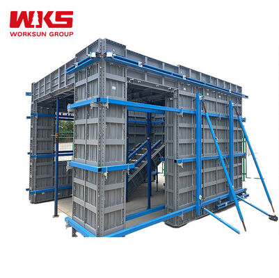 Goede prijs Herbruikbare aluminium vormwerk seismisch bestand muurvormwerk systeem voor hoge structuren online