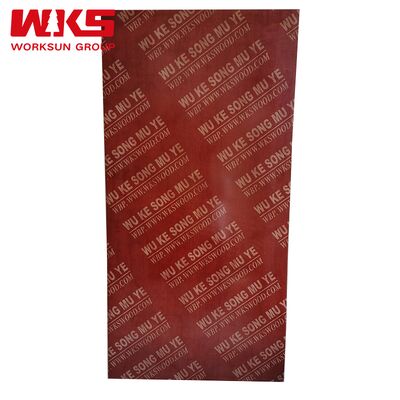 Giá tốt. Ván ép phủ phim WBP tùy chỉnh Ván ép phủ Phenolic thương mại màu đỏ để sử dụng bên ngoài trực tuyến