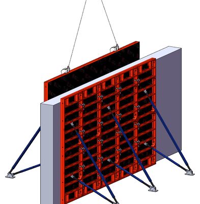Good price Galvanized Steel Frame with Aluminum Formwork for Construction Project online