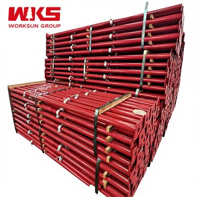 Harga yang bagus Disesuaikan Steel Prop Adjustable Residential Adjustable Floor Prop Merah 40mm Inner Tube on line