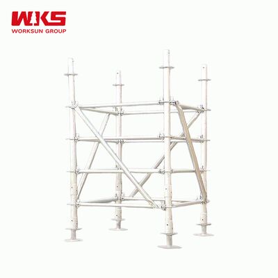 Good price 1.8KG - 18.75KG Ring Lock System Scaffolding Q235 Heavy Duty Scaffolding With 60mm Diameter Tube online