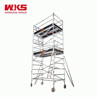 Guter Preis Silber-Aluminium-Schaffold-Turm, warmgewalzt, für Lagerregale Online