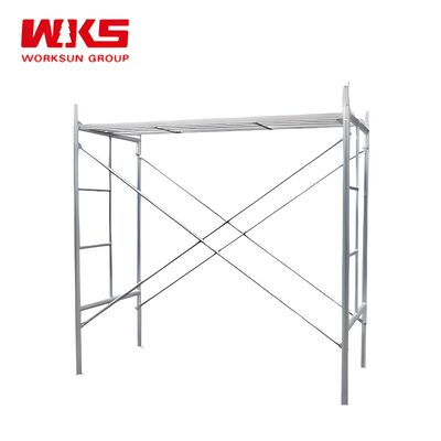 Good price Steel Frame Scaffolding System with Tool-Free Assembly, Built-In Cross Bracing, and Compact Storage online